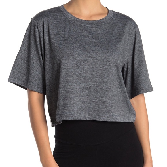 Zella Tops - Zella Jennifer elbow sleeve crop top XL